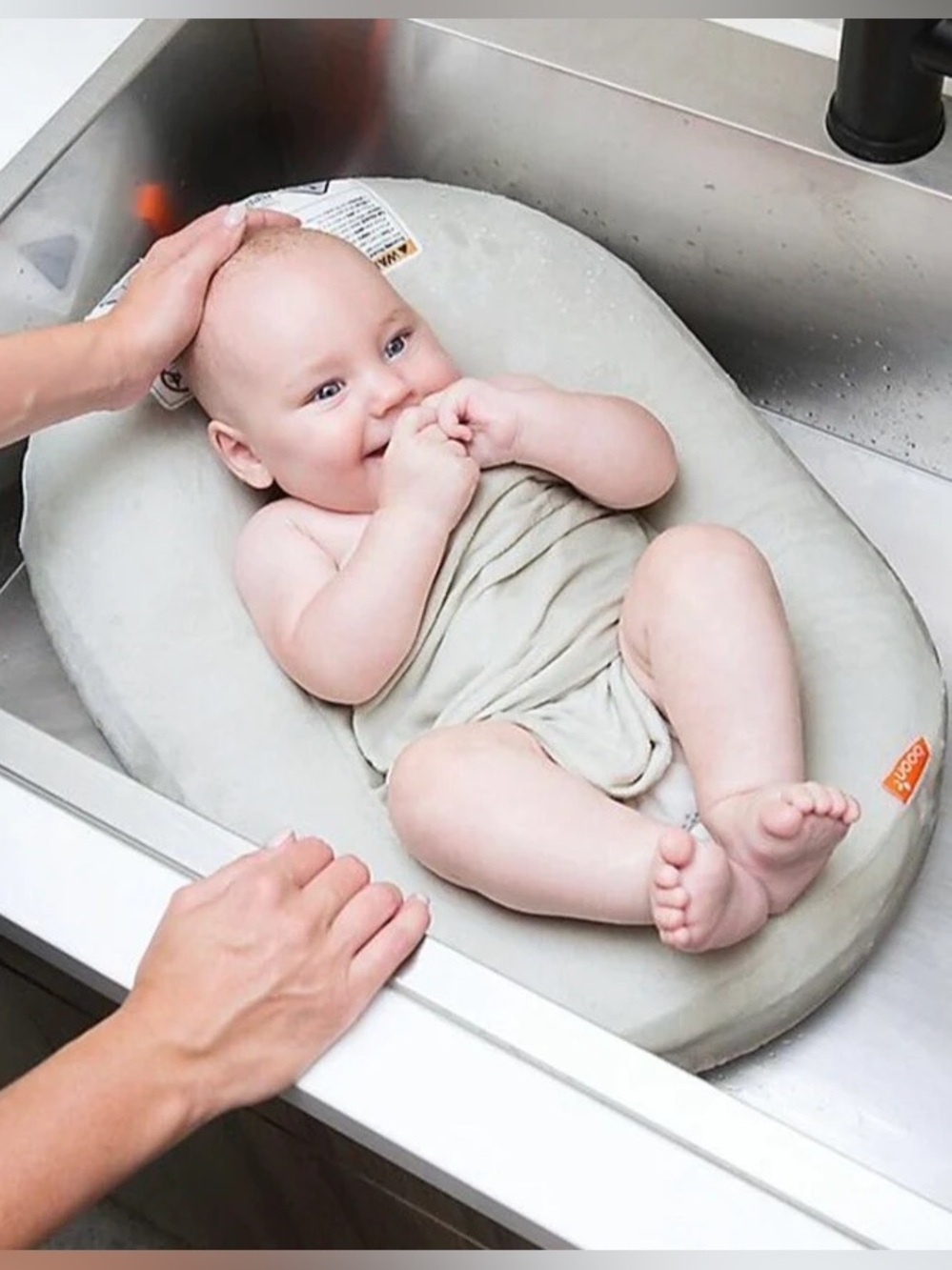 NEW Boone puff baby bath